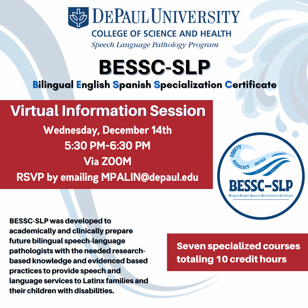 Speech Language Pathology Academics College Of Science And Health   BESSC Dec 14 Virtual Info Session 